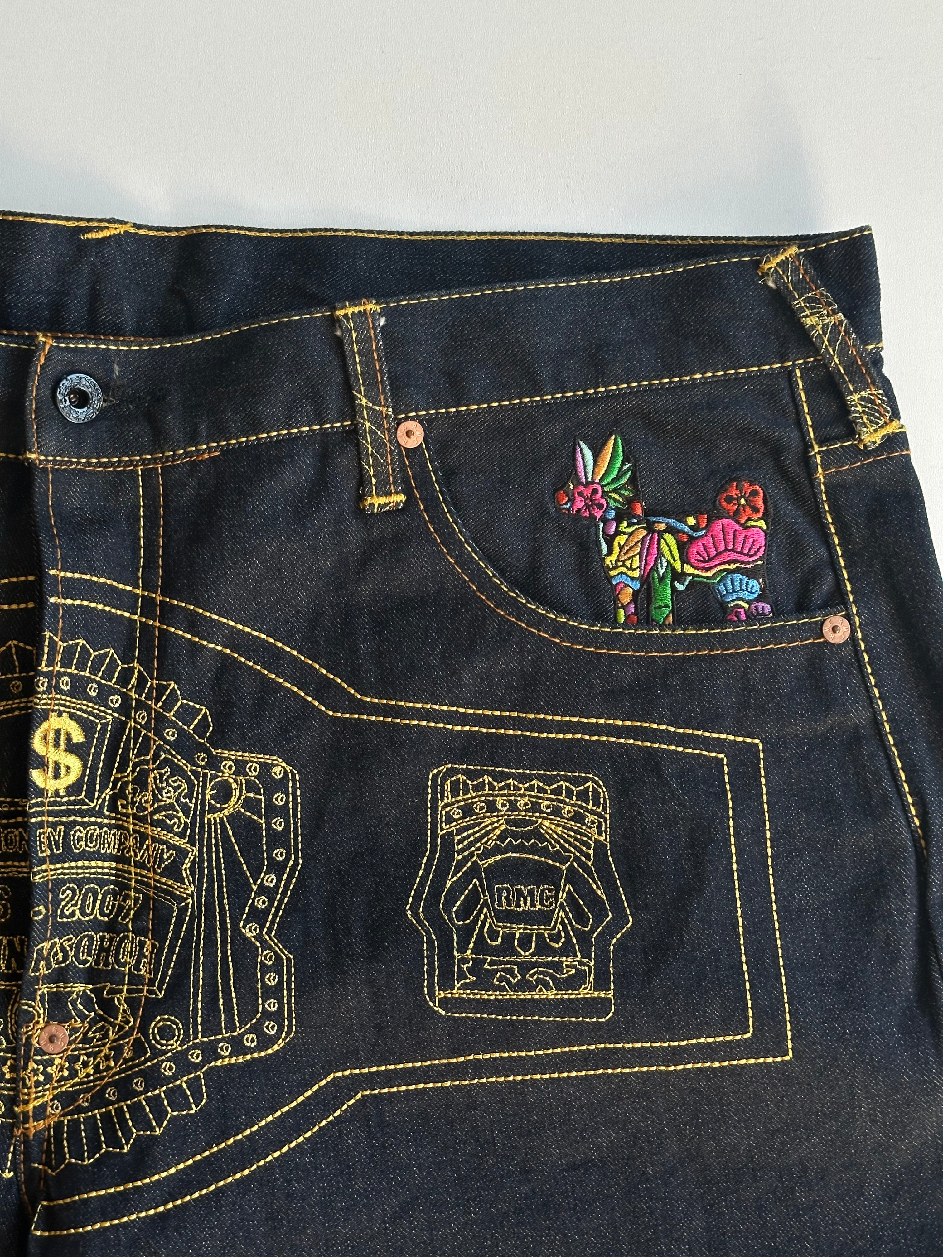 Vintage RMC Embroidered Jeans