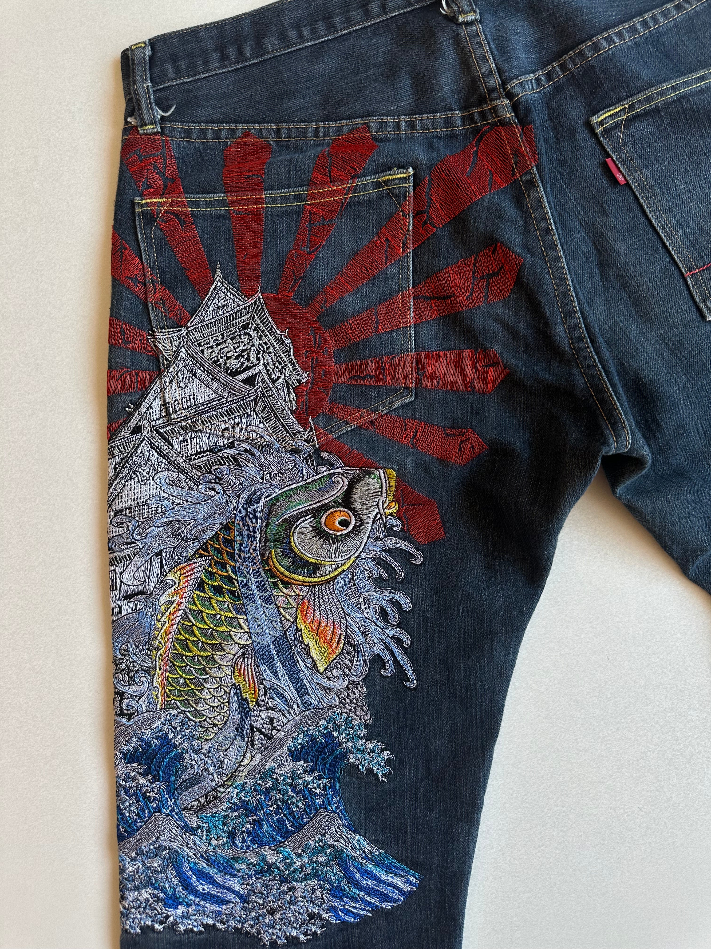 Vintage Sugoi Embroidered Jeans