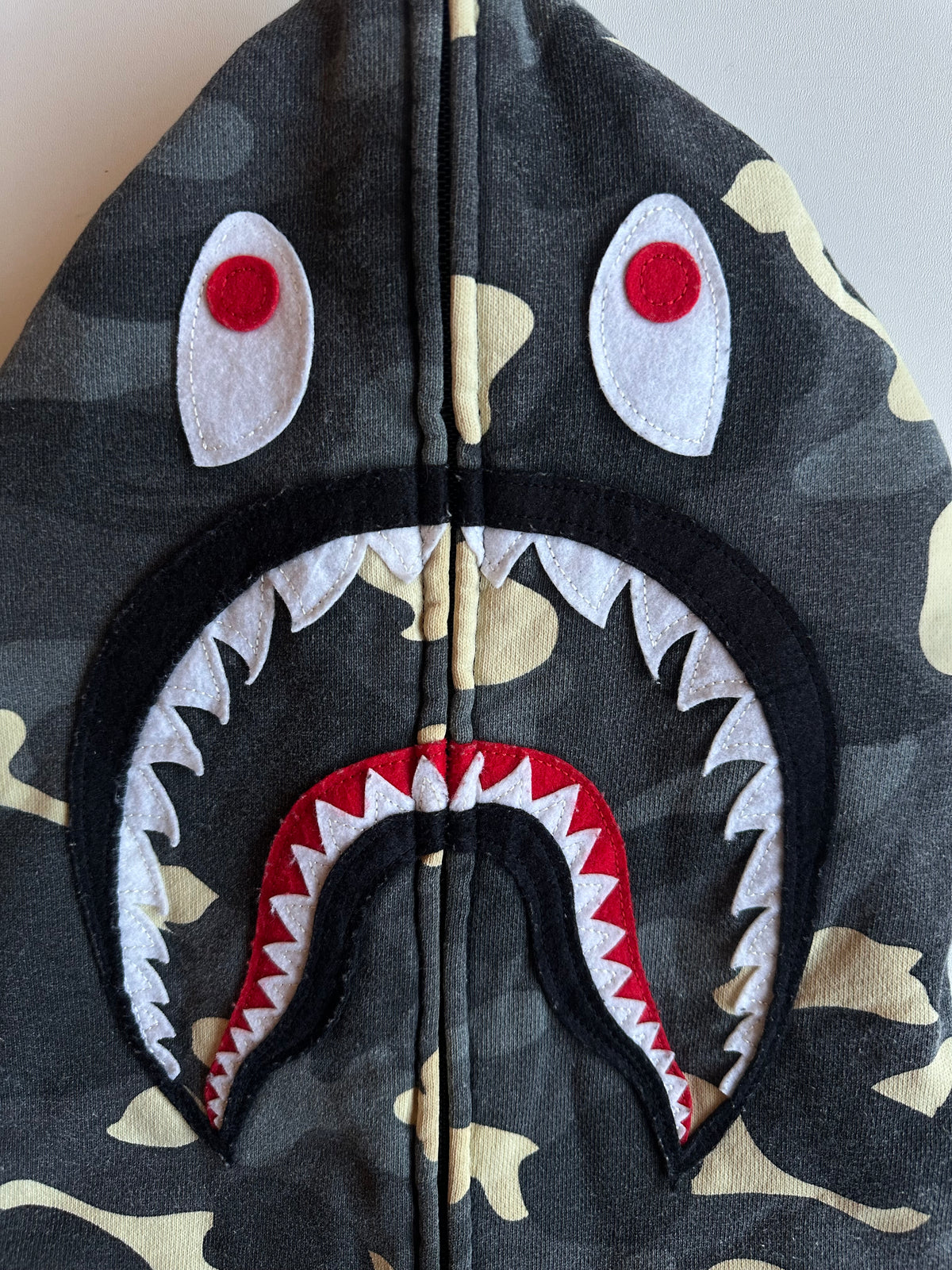BAPE City Camo Shark Full Zip Hoodie “Chef Ops” Glow in the Dark