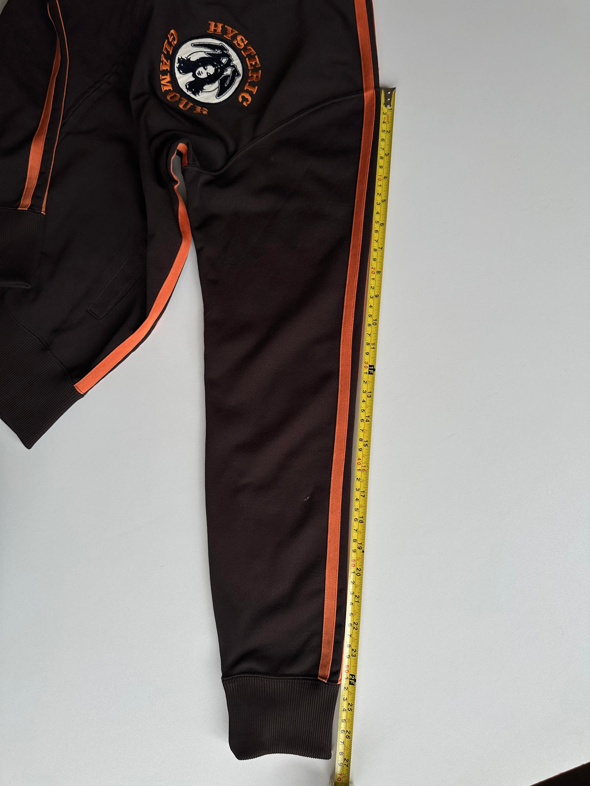 Vintage Hysteric Glamour Logo Track Jacket Brown / Orange