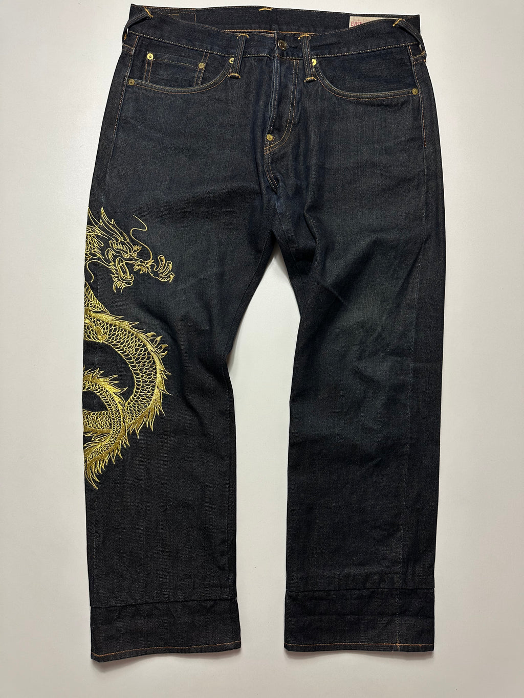 Vintage Evisu Year of The Dragon Collector Edition Raw Selvedge Jeans