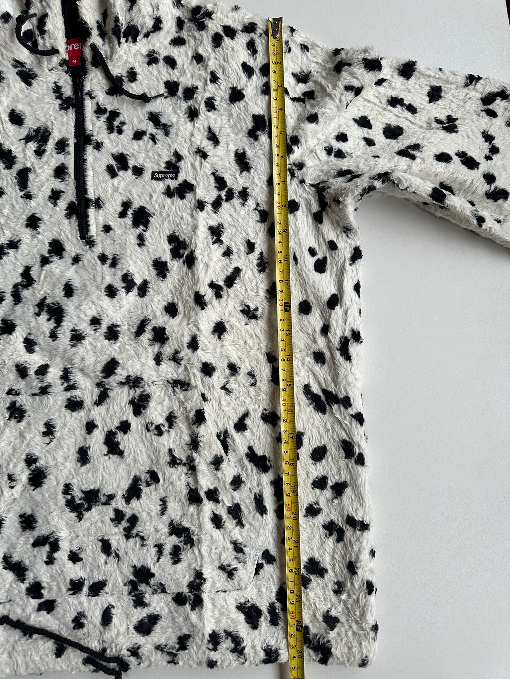 Supreme Fur Pullover Hoodie Dalmatian – SS14 - Size M