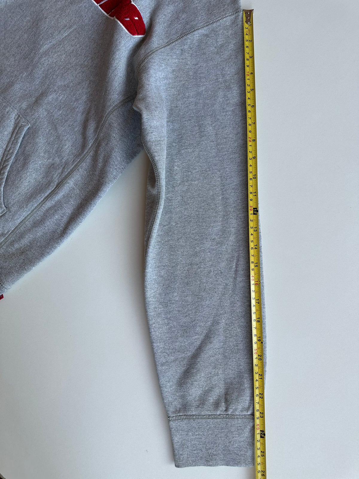 Supreme Chenille Hooded Sweatshirt Heather Grey – SS19