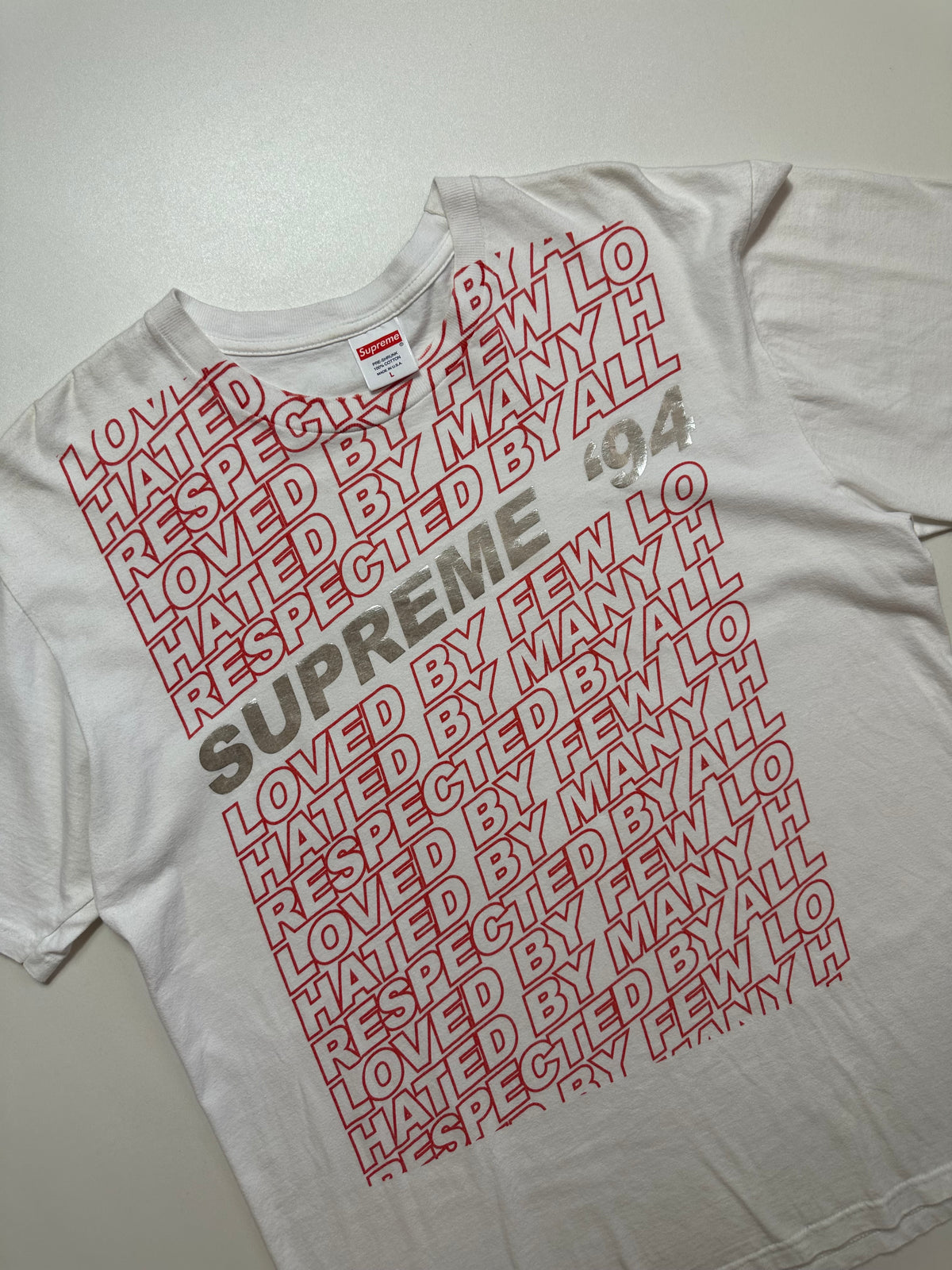 Supreme Metallic Logo Tee