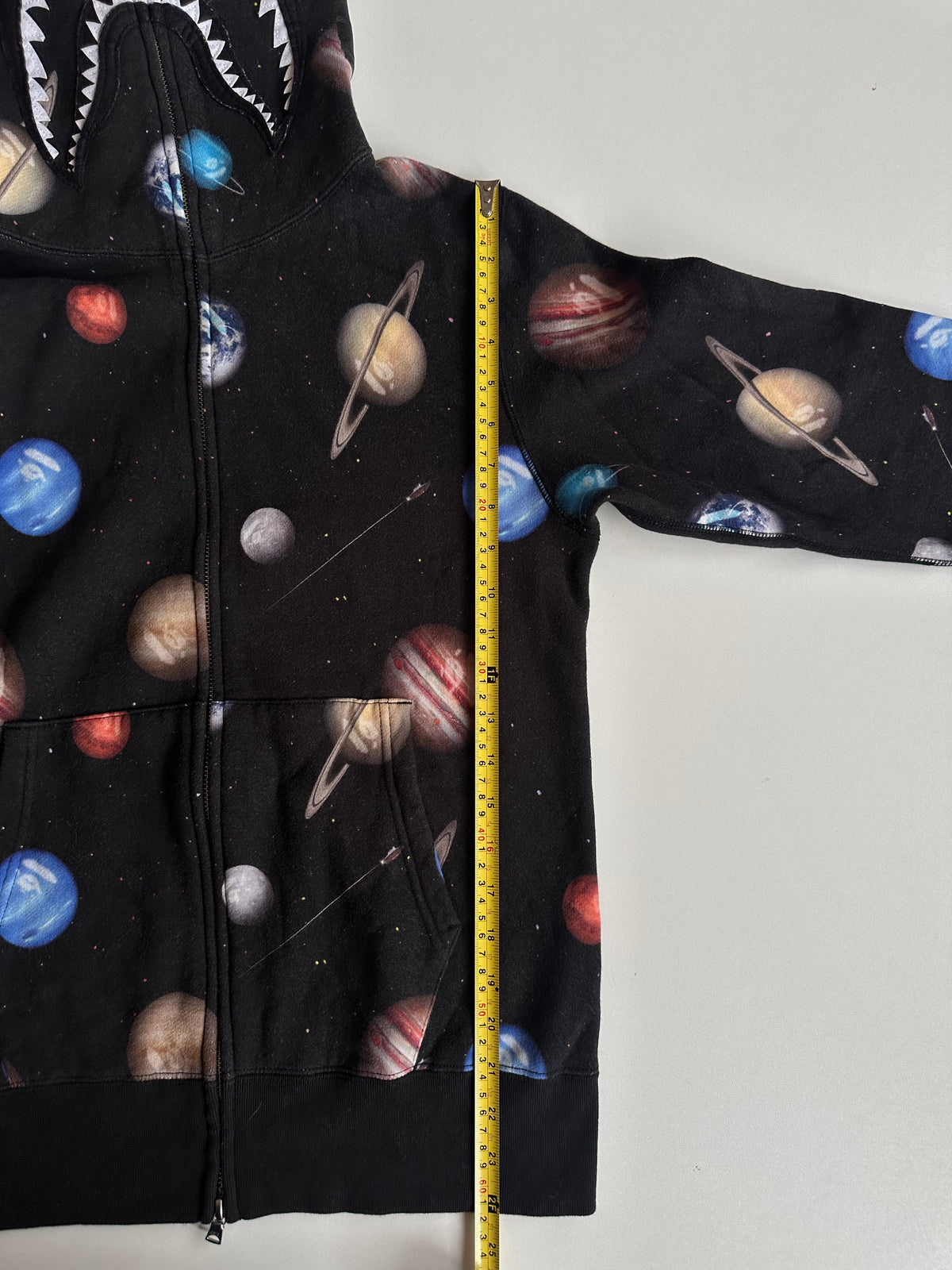 Bape Galaxy Shark Full Zip Hoodie - Size M