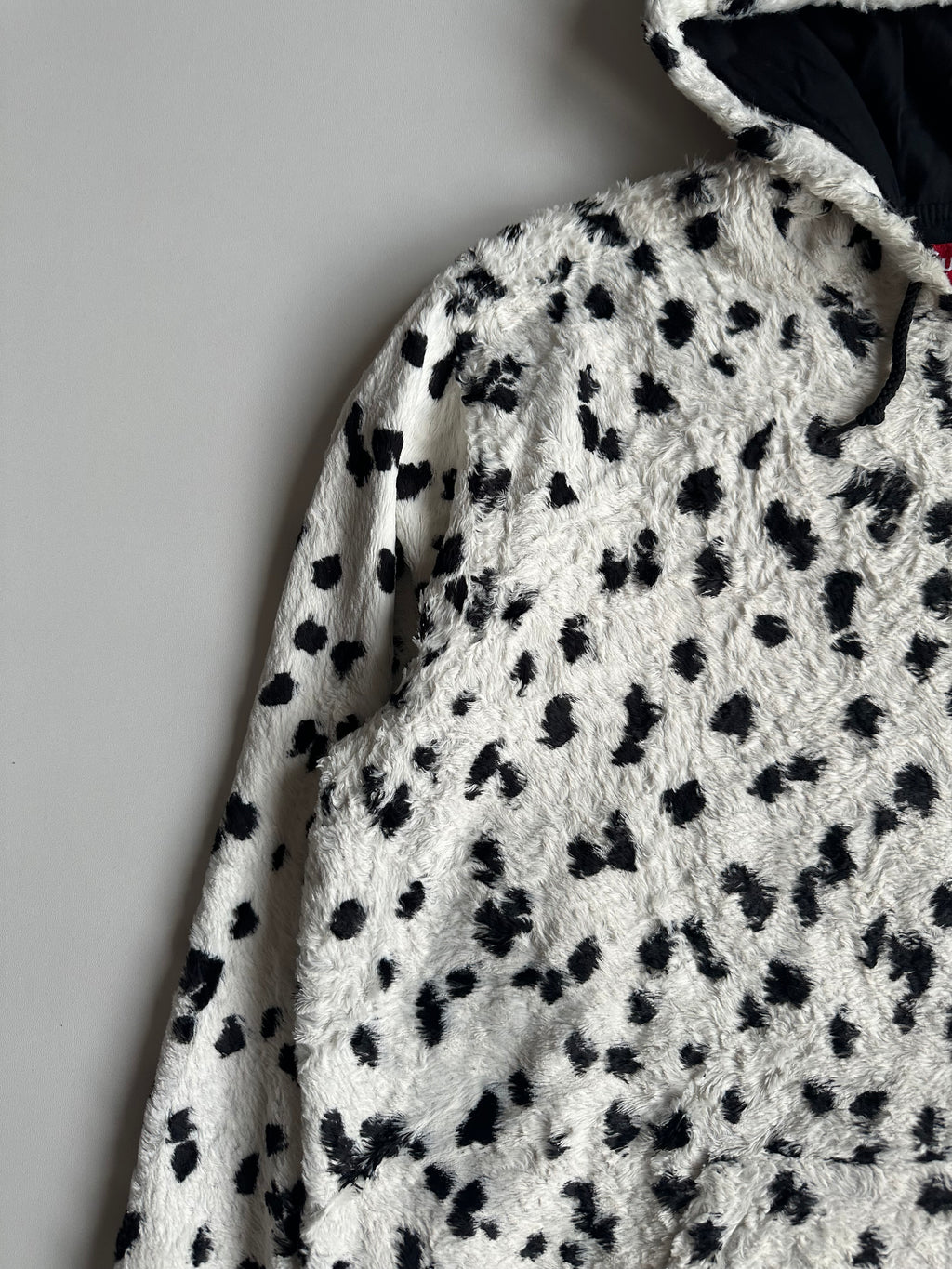 Supreme Fur Pullover Hoodie Dalmatian – SS14 - Size M
