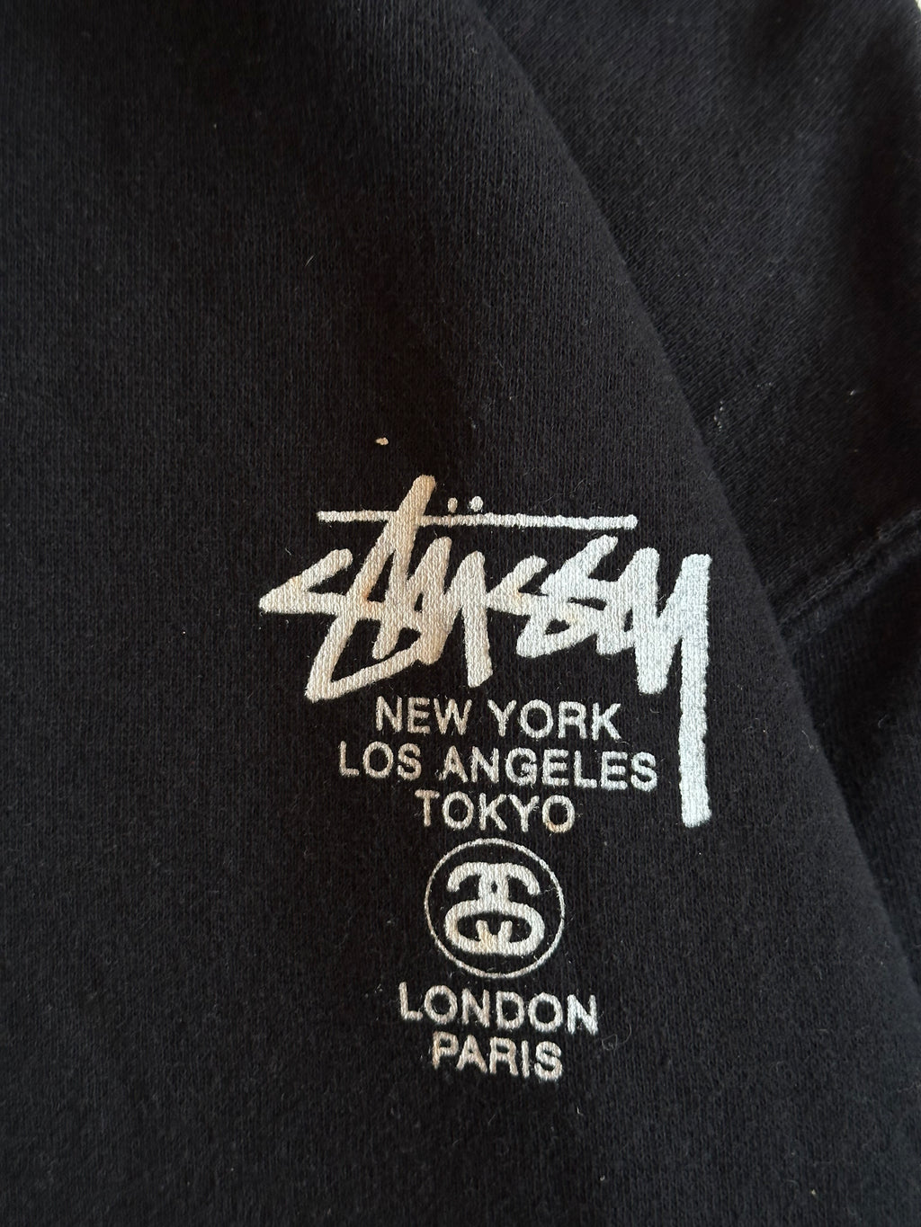 Stussy World Tour Pullover Hoodie Black