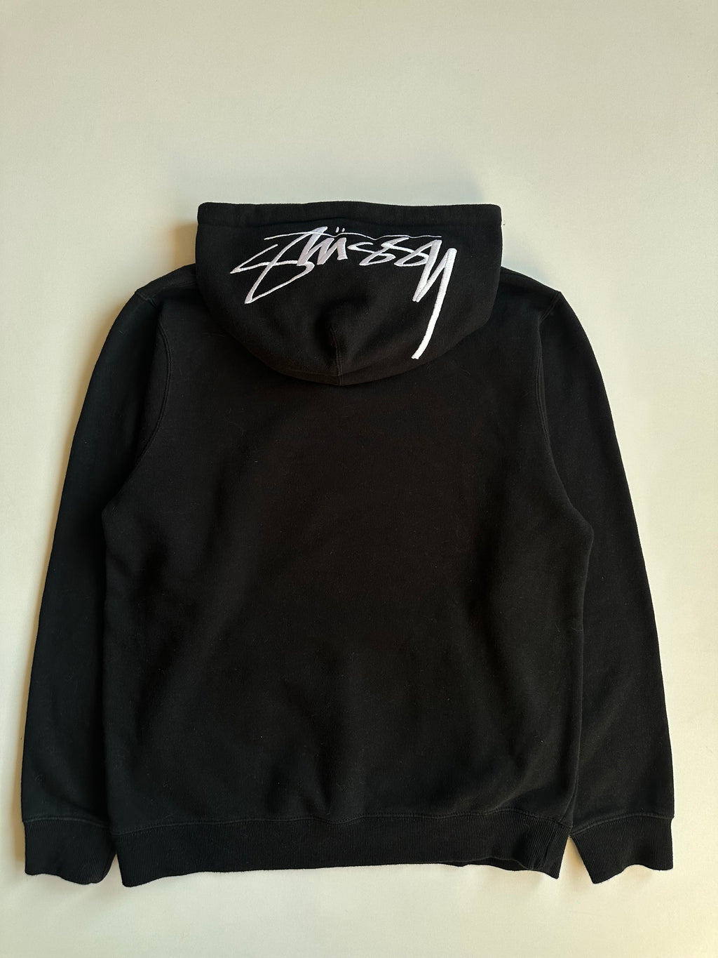 Vintage Stussy Embroidered Hood Logo Hoodie