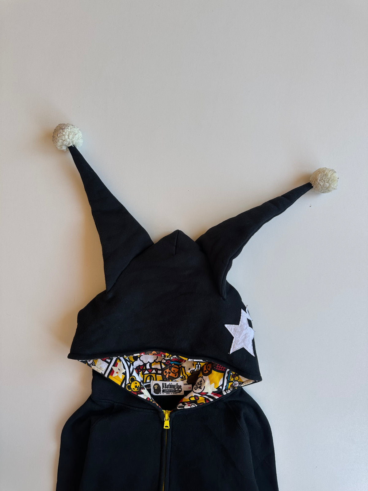 BAPE Milo Land Devil Zip Hoodie Black