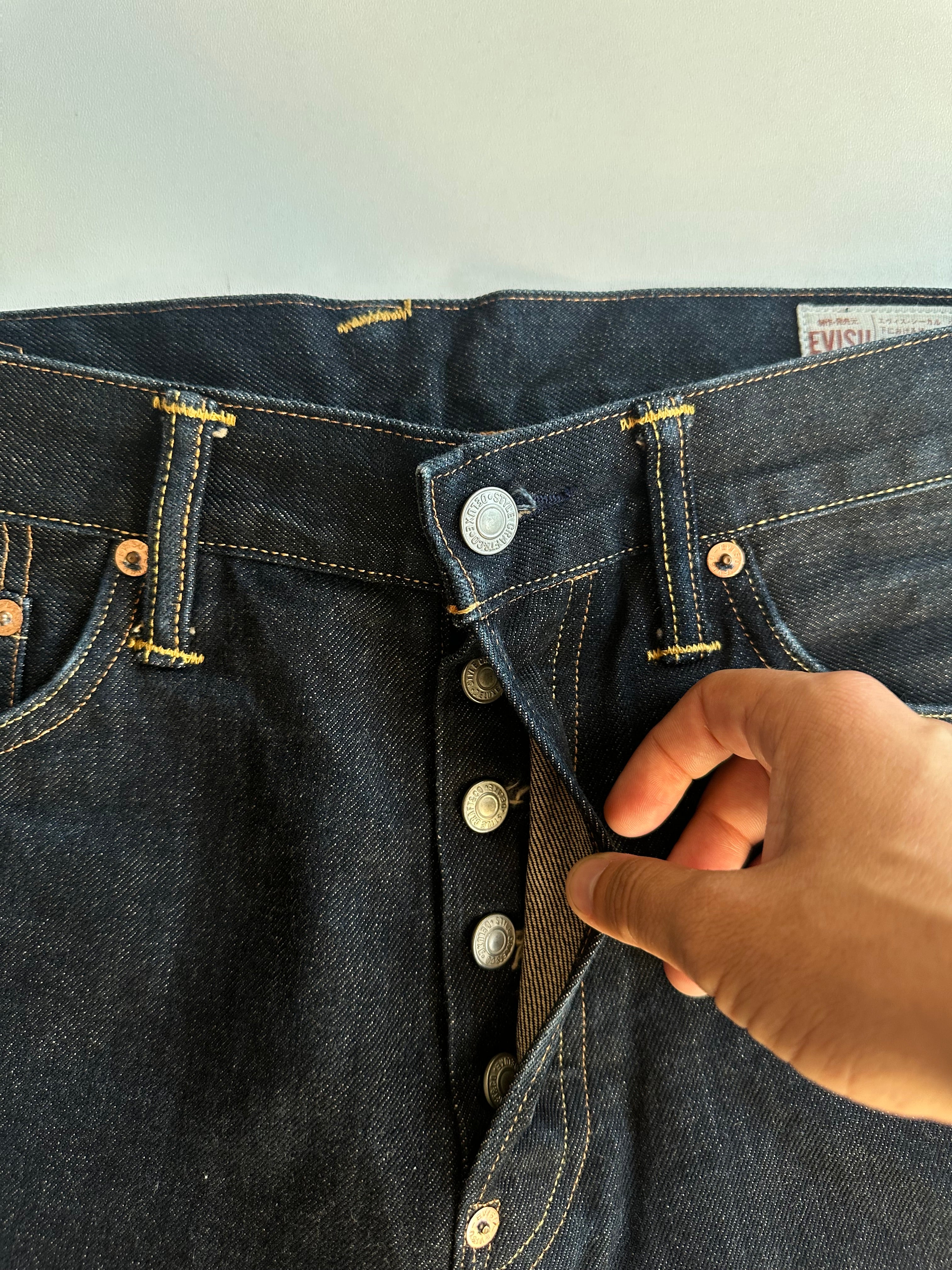 Vintage Selvedge Evisu Seagull Jorts
