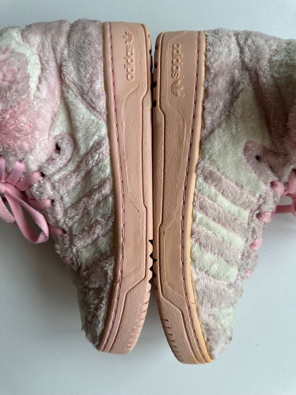 Vintage Adidas x Jeremy Scott Pink Fur Panda