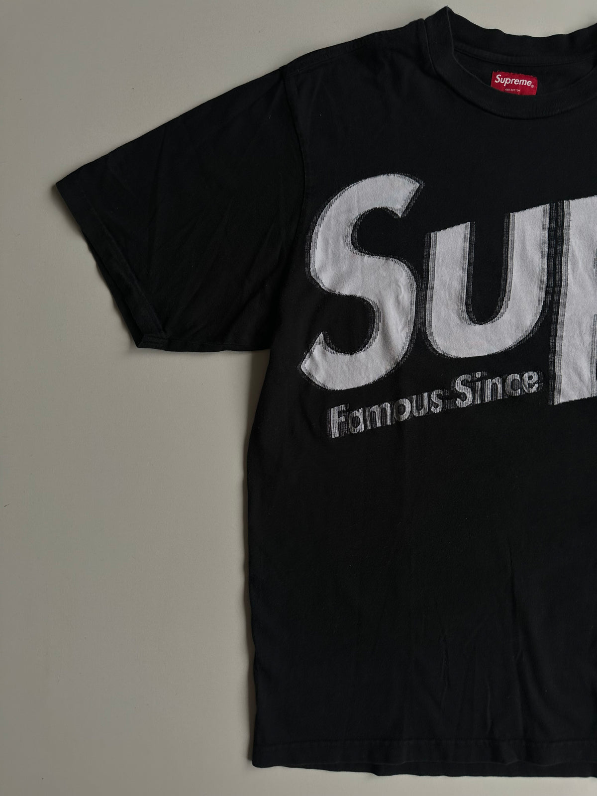 Supreme Intarsia Spellout S/S Top Black – SS21