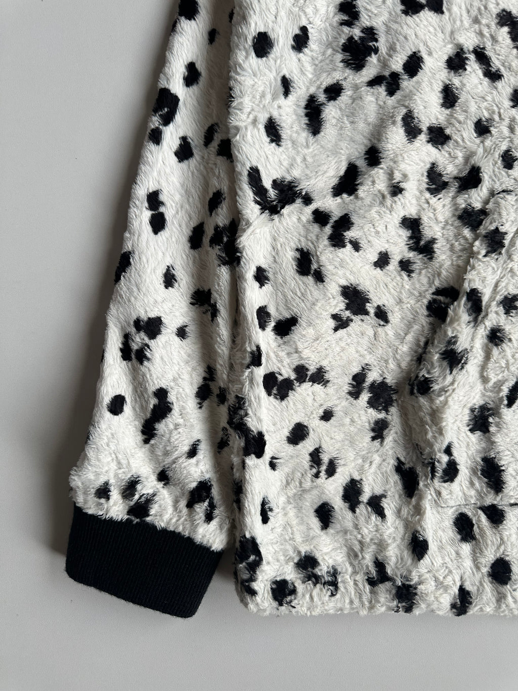 Supreme Fur Pullover Hoodie Dalmatian – SS14 - Size M