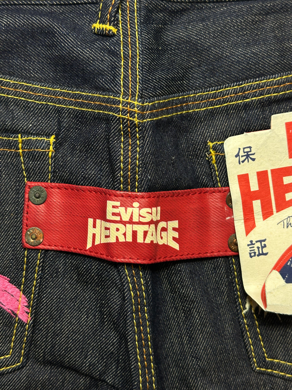 Vintage Evisu Embroidered Seagull Selvedge Jeans