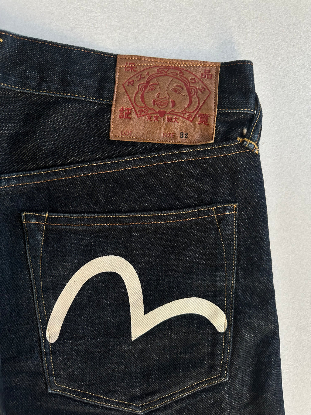 Vintage Selvedge Evisu Seagull Jorts