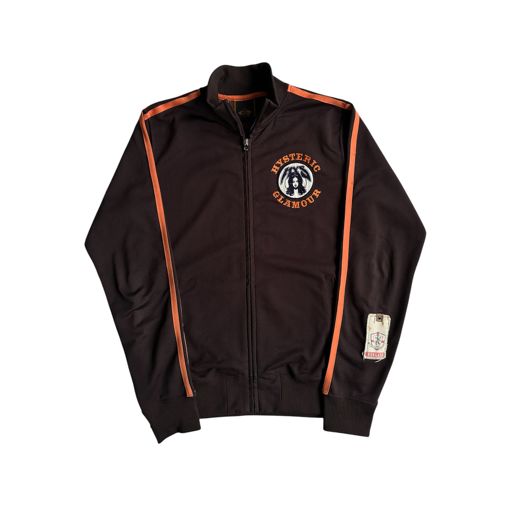 Vintage Hysteric Glamour Logo Track Jacket Brown / Orange