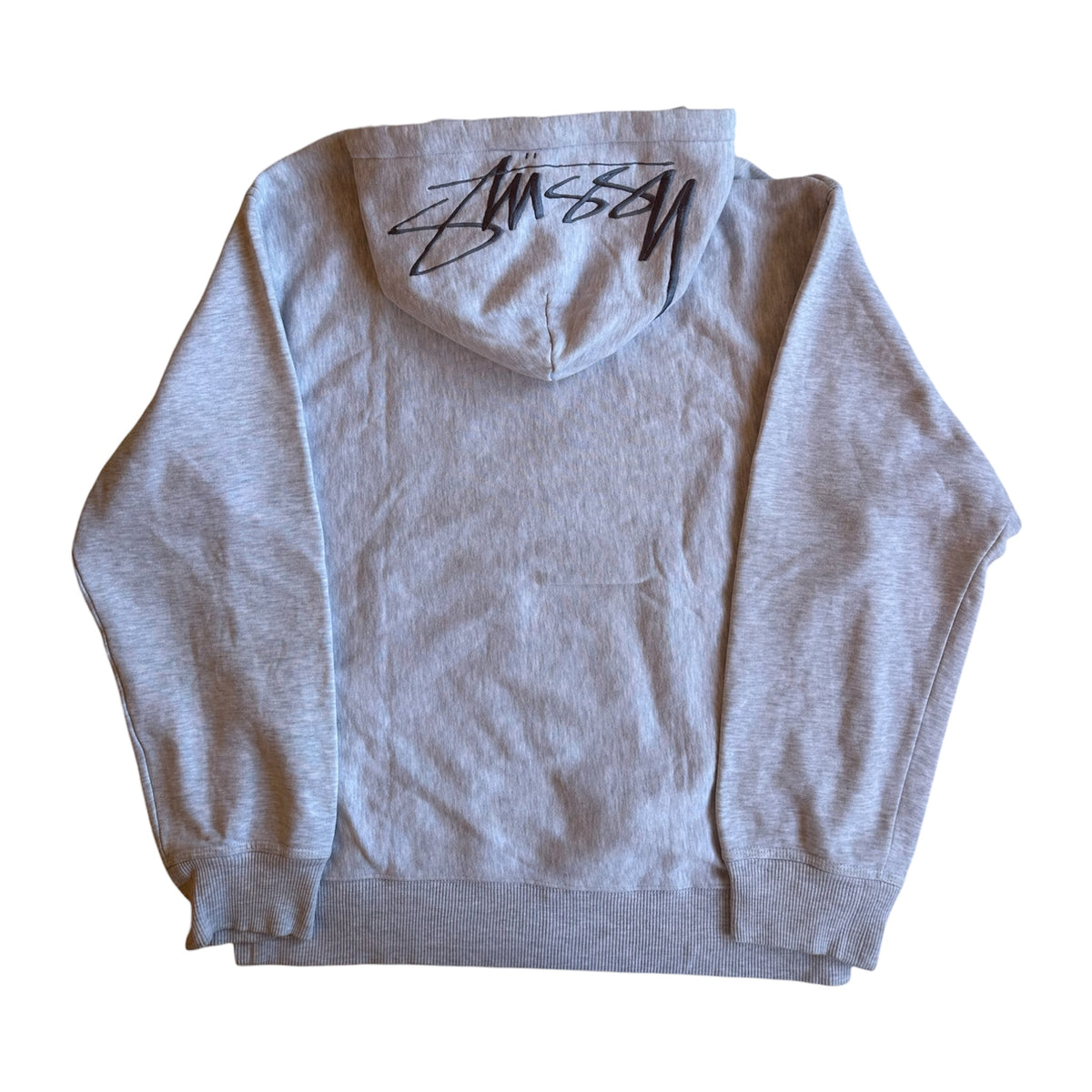 Stussy Smooth Stock Appliqué Hoodie Grey Heather