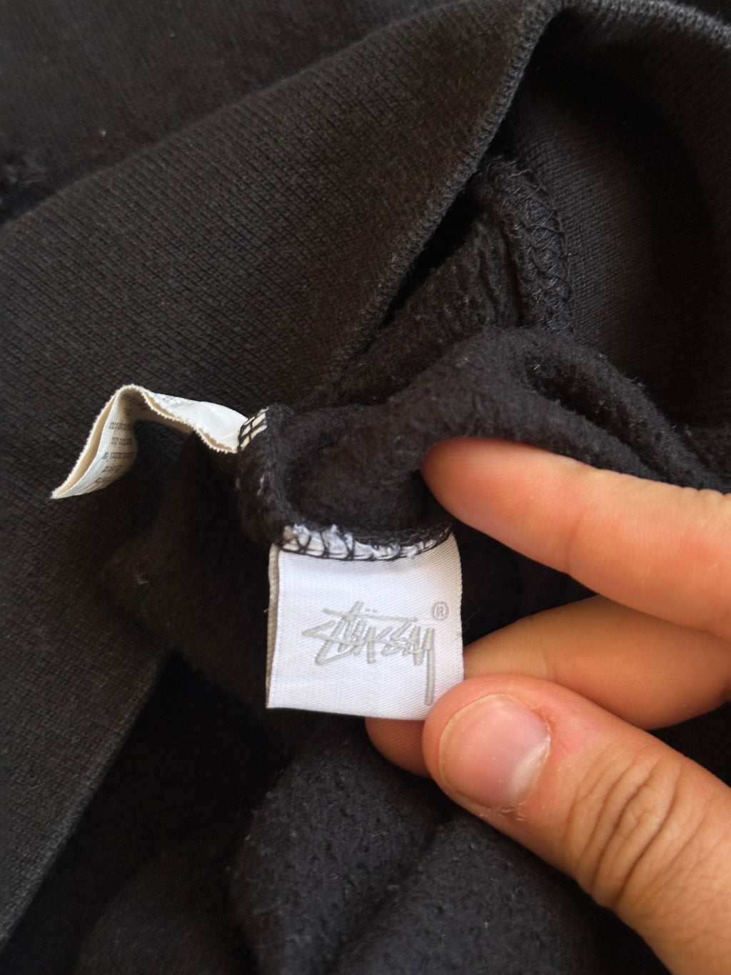 Stussy Basic Logo Zip Hoodie Black