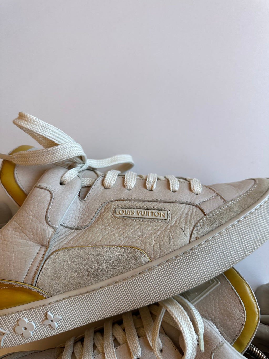 Louis Vuitton x Kanye West “Don” Cream Sneakers