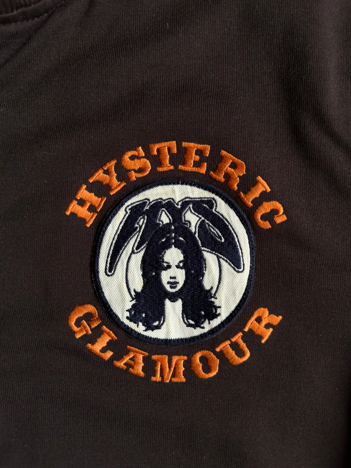 Vintage Hysteric Glamour Logo Track Jacket Brown / Orange