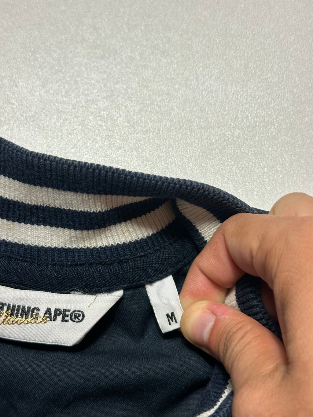 BAPE Ape Shall Never Kill Ape Busy Works Zip Jacket Navy
