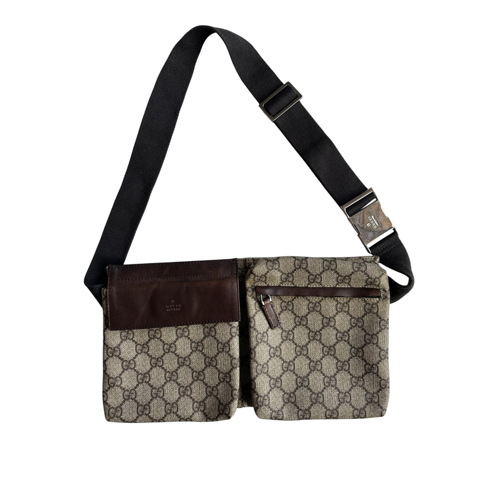 Gucci Vintage GG Monogram Belt Bag – Beige / Brown