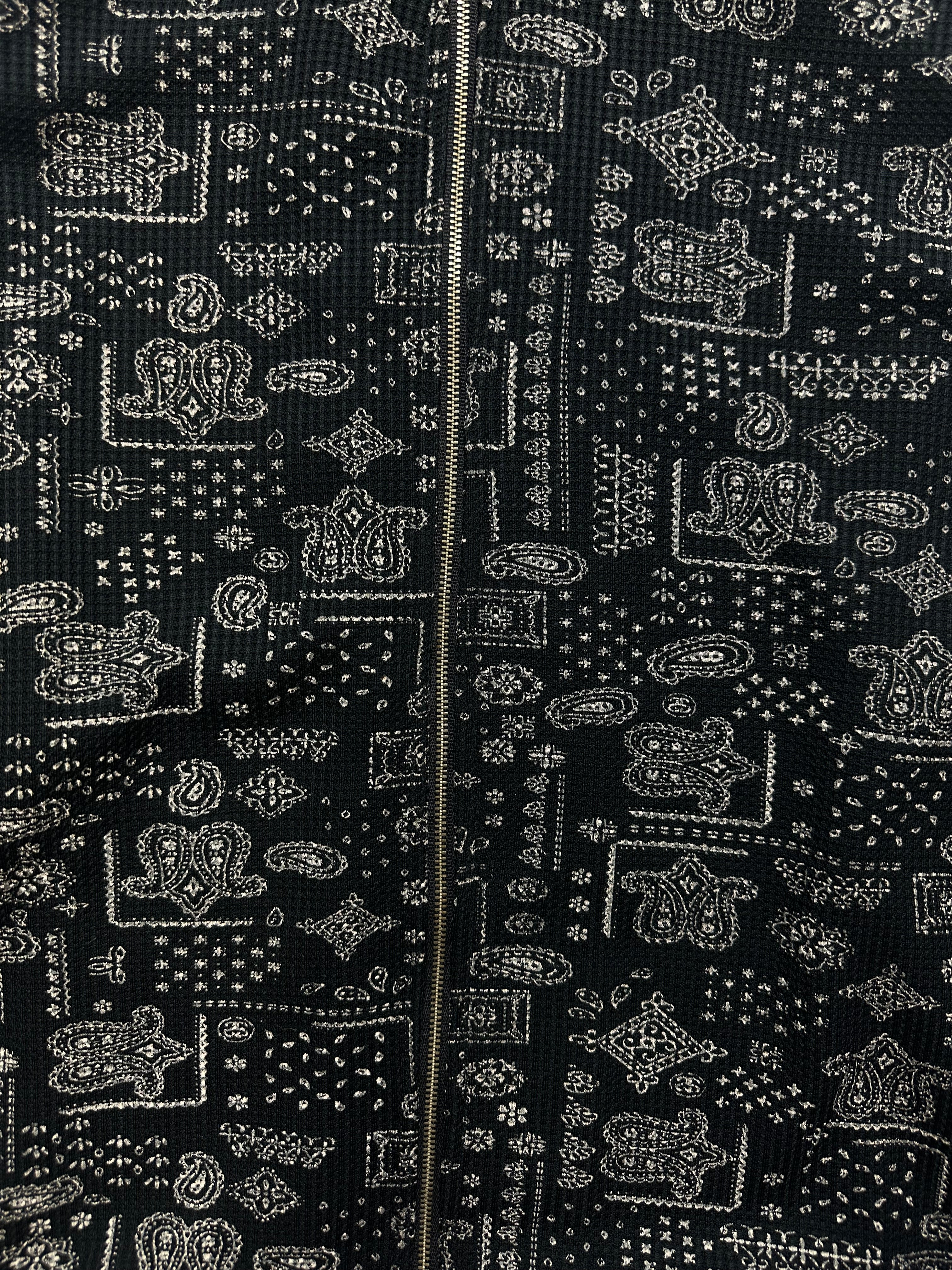 Vintage Stussy Thermal Zip Hoodie