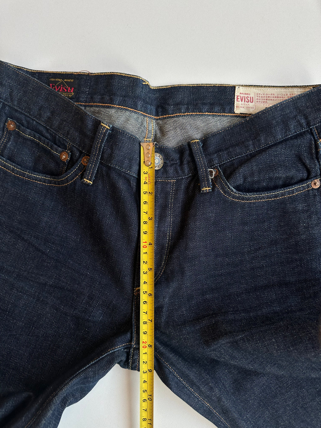 Vintage EVISU 10oz Purple Daicock Jeans Indigo