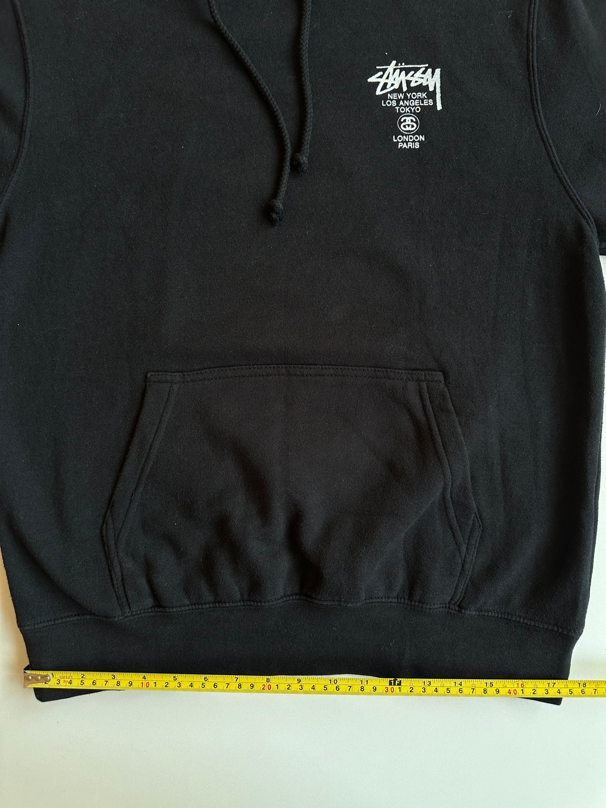 Stussy World Tour Pullover Hoodie Black
