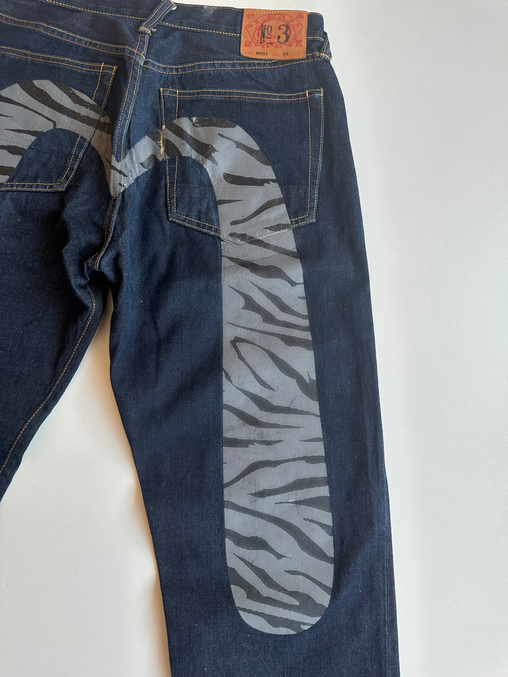 Vintage Evisu Big Daicock Slevedge Jeans