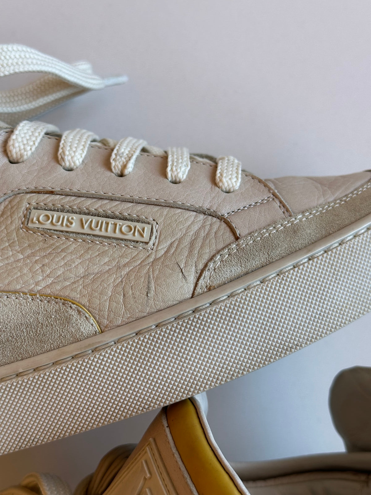 Louis Vuitton x Kanye West “Don” Cream Sneakers
