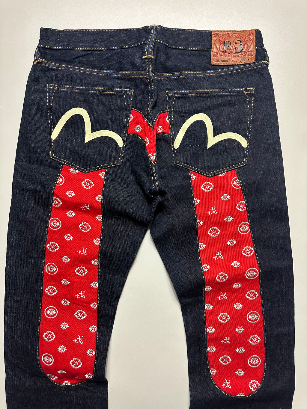 Vintage Evisu Embroidered Big Daicock Selvedge Jeans