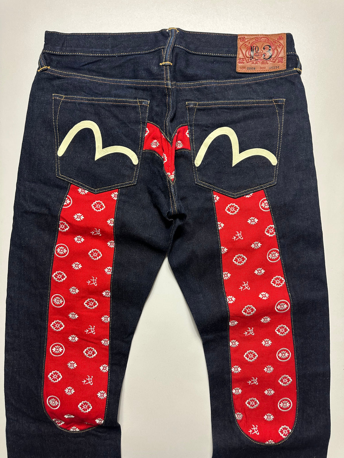 Vintage Evisu Embroidered Big Daicock Selvedge Jeans