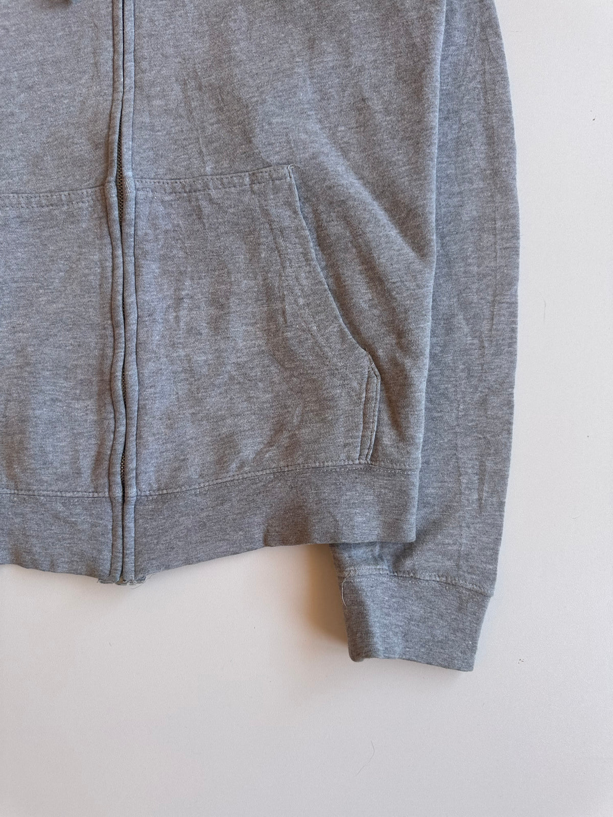 Stussy Basic Logo Zip Hoodie Ash Heather