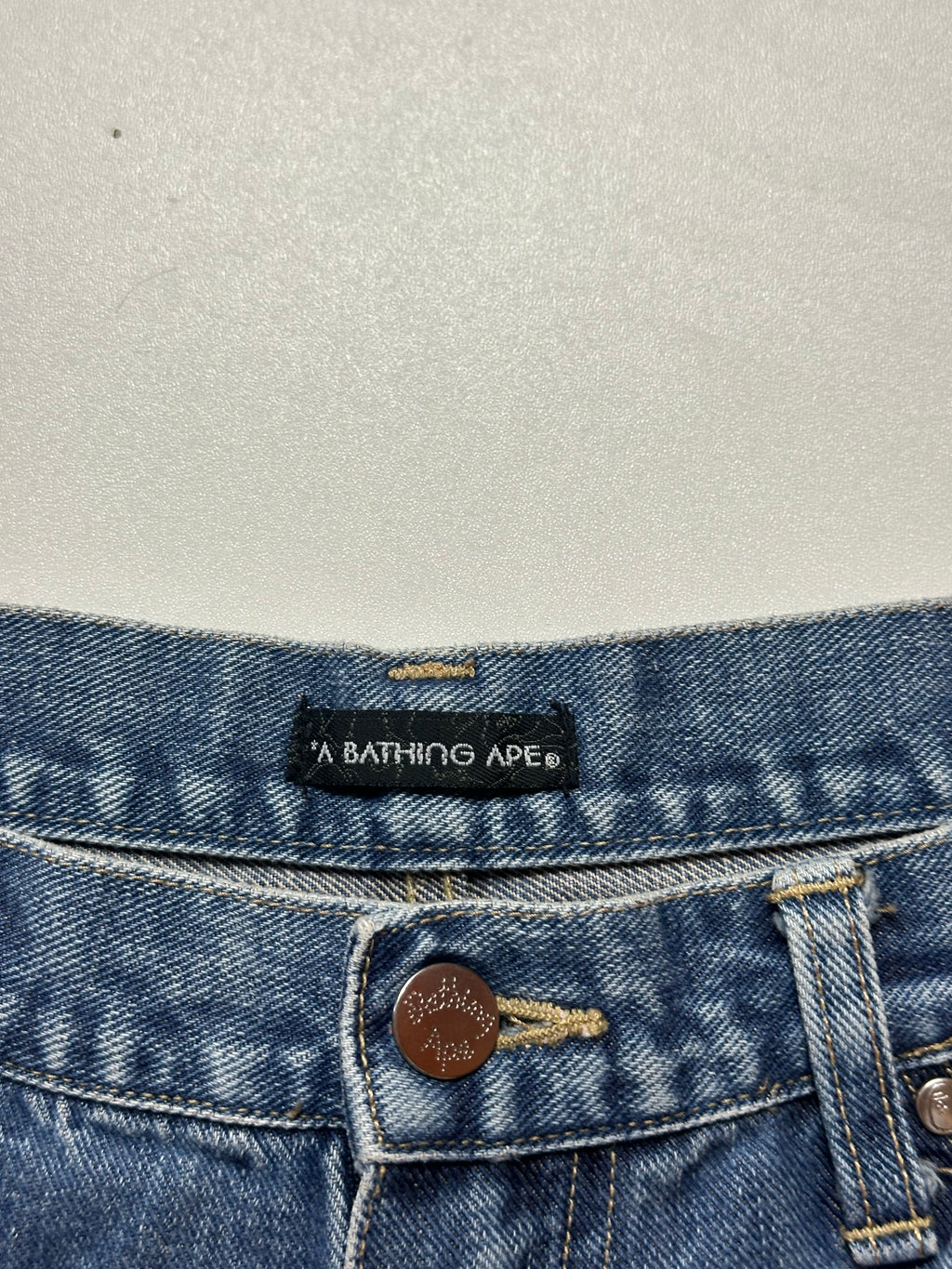 Vintage Bape Head Selvedge Jorts