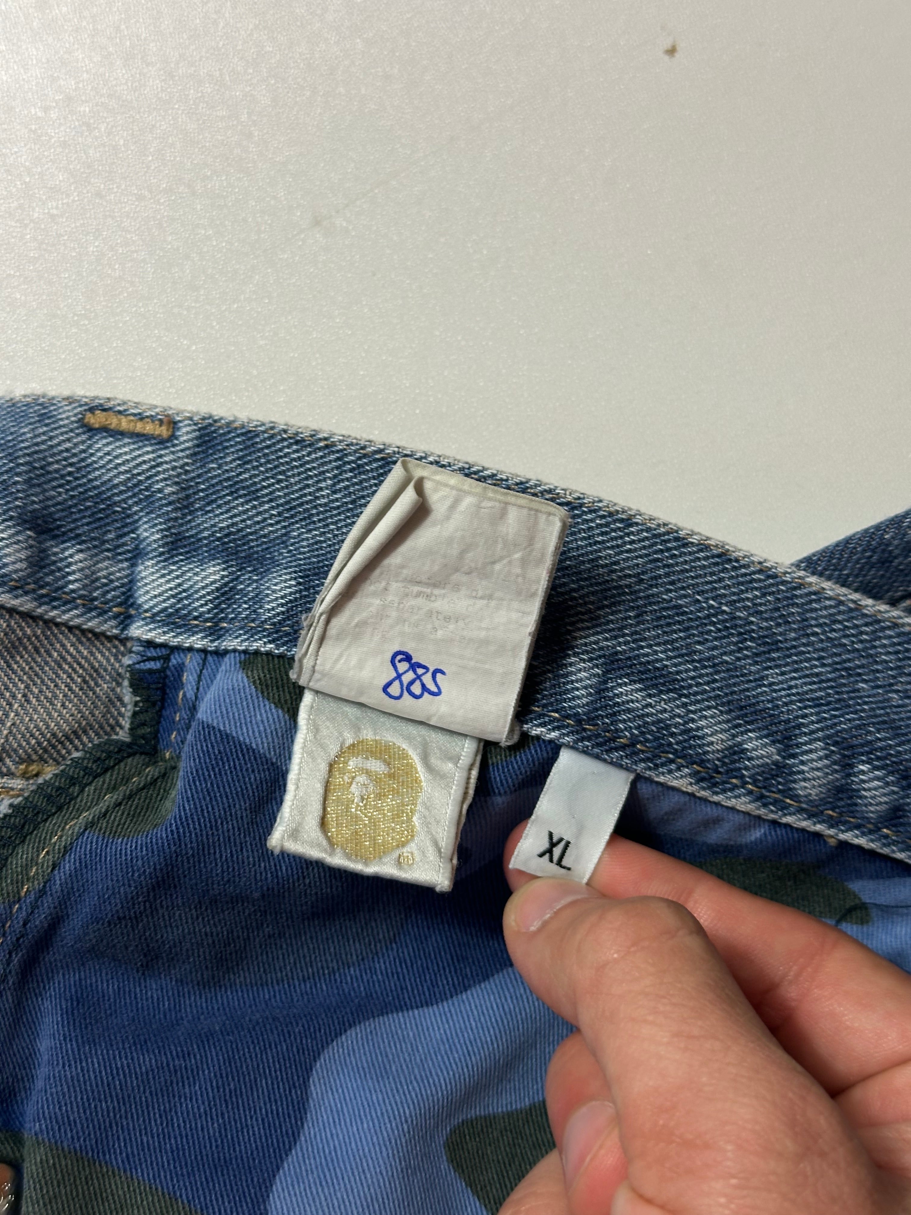 Vintage Bape Head Selvedge Jorts