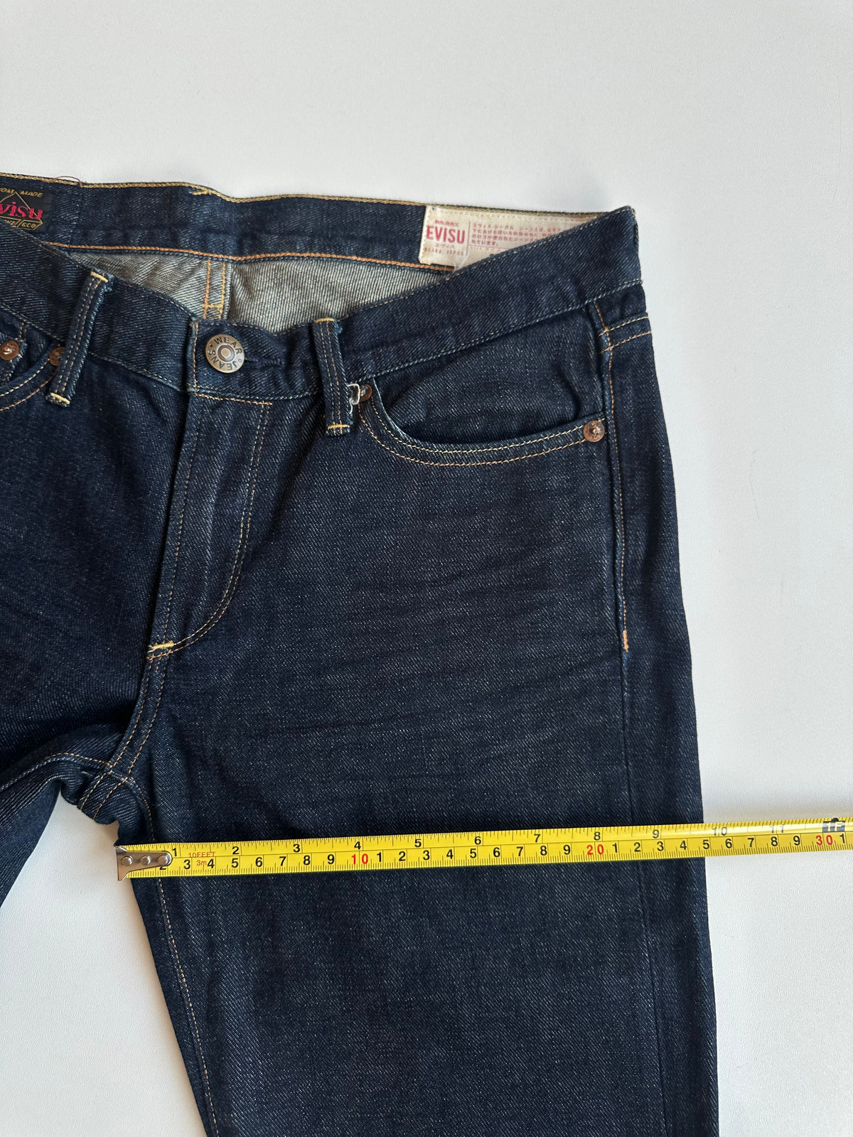 Vintage EVISU 10oz Purple Daicock Jeans Indigo