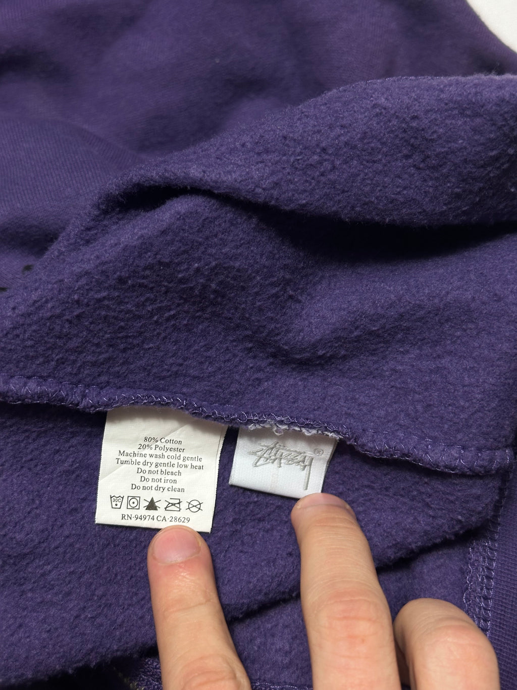 Vintage Stussy Zip Hoodie