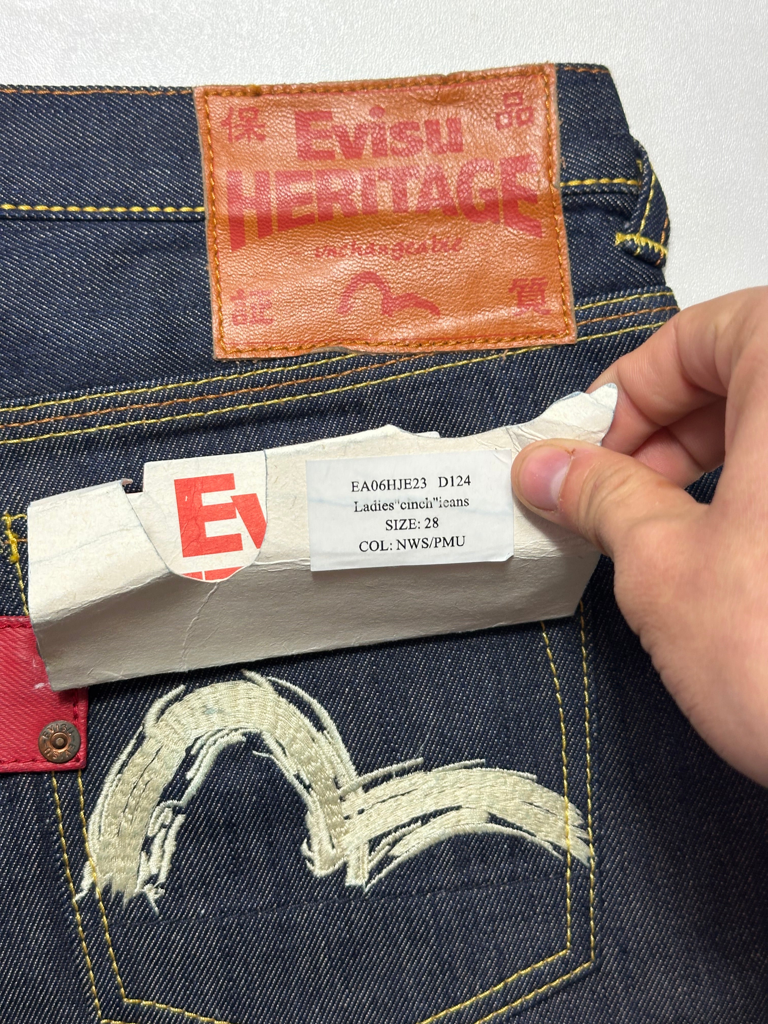 Vintage Evisu Embroidered Seagull Selvedge Jeans