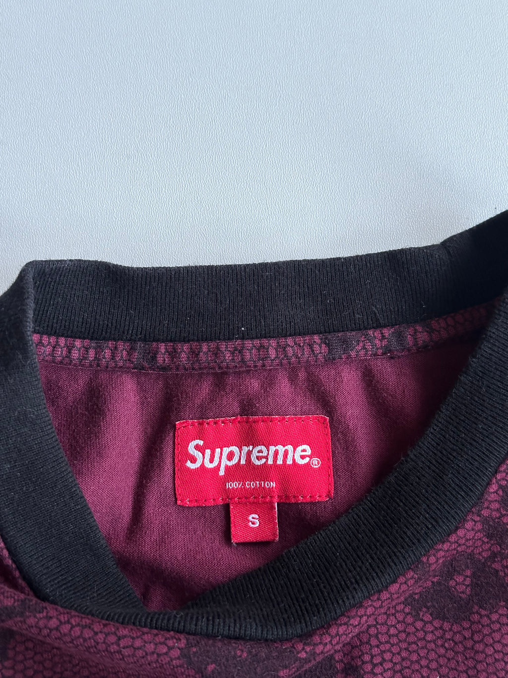 Supreme Lace L/S Top Burgundy / Black – SS17