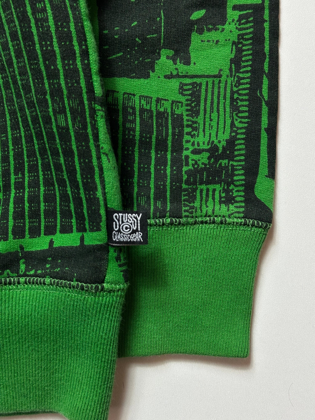 Vintage Stussy AOP Zip Hoodie