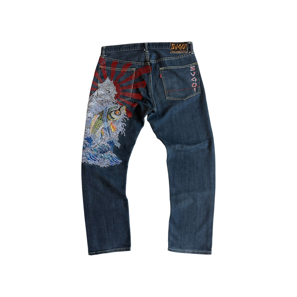 Vintage Sugoi Embroidered Jeans