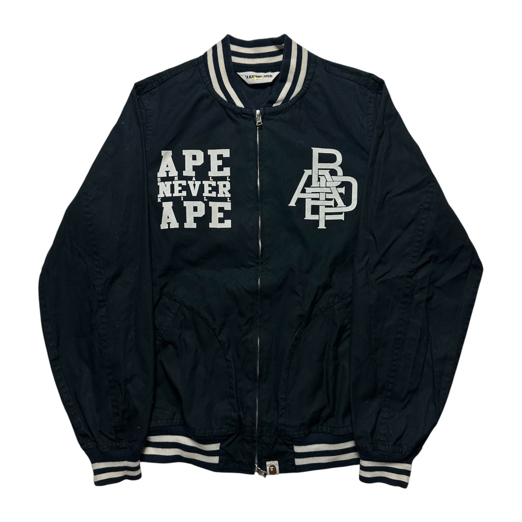 BAPE Ape Shall Never Kill Ape Busy Works Zip Jacket Navy