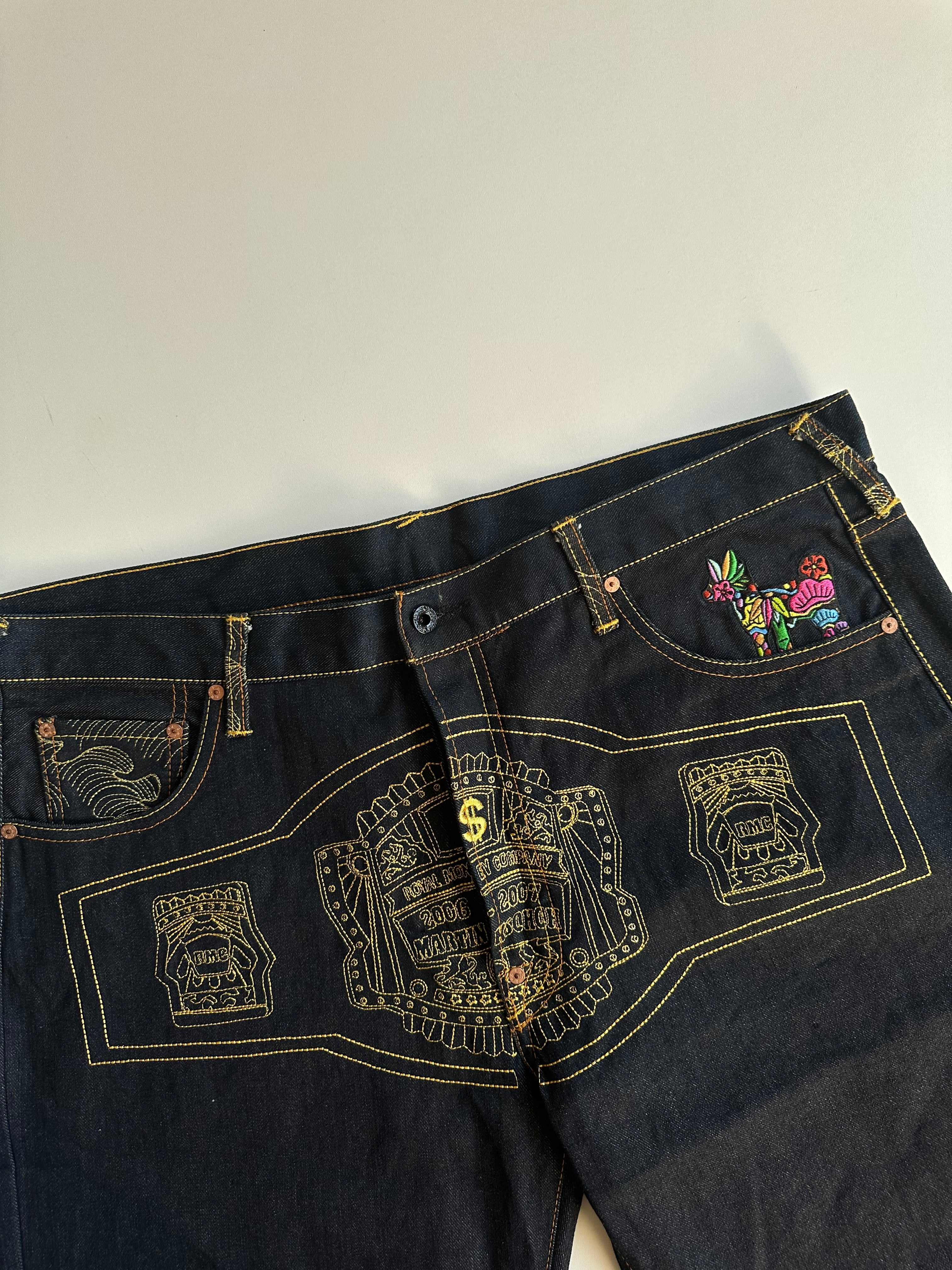 Vintage RMC Embroidered Jeans
