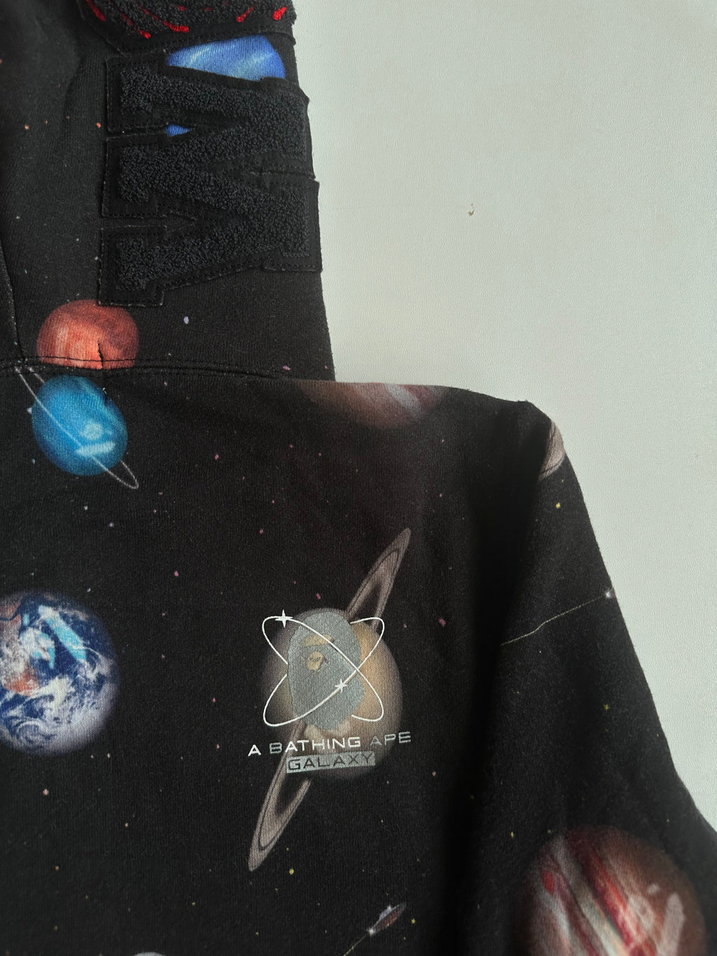 Bape Galaxy Shark Full Zip Hoodie - Size M