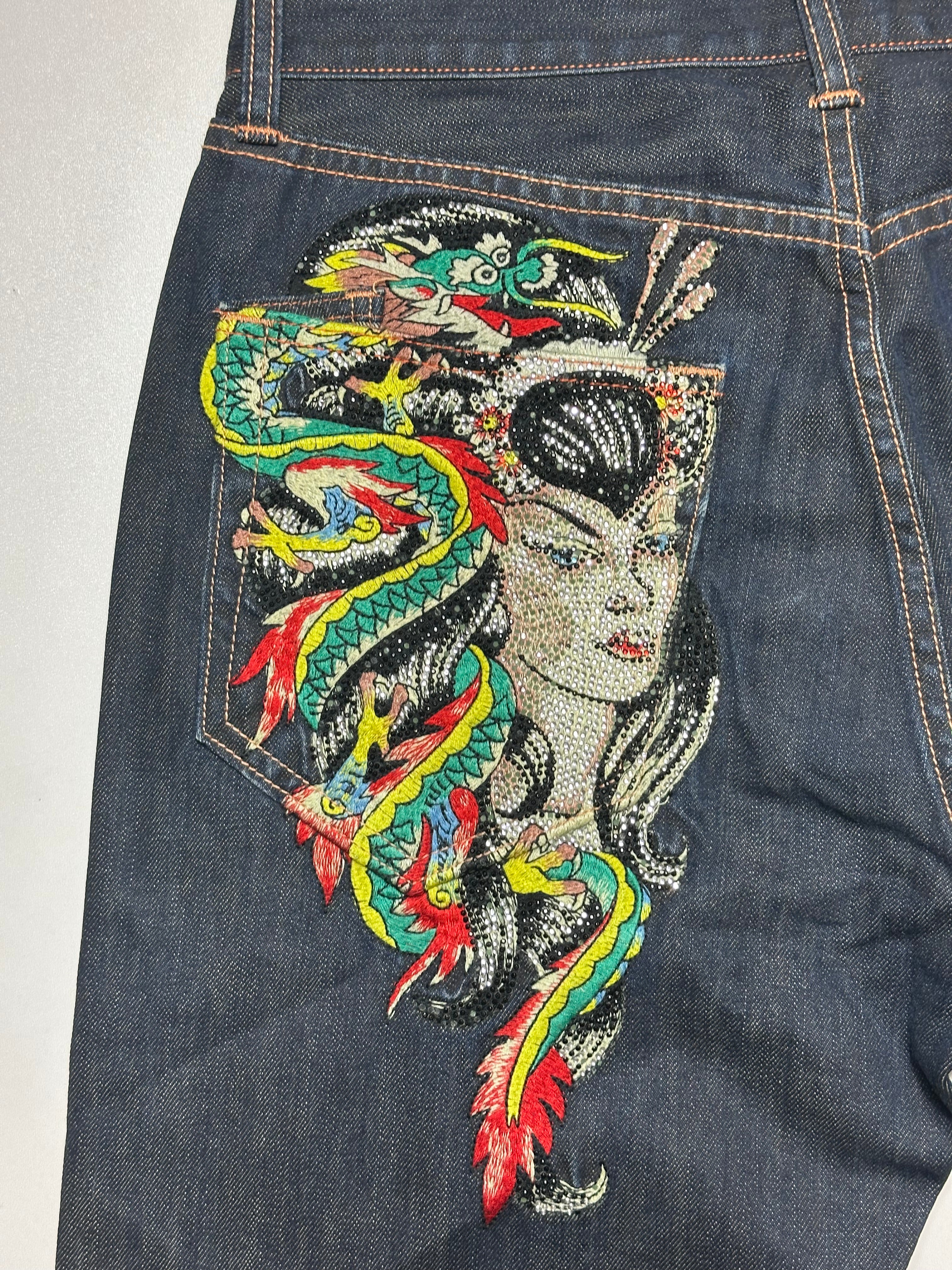 Blugi Ed Hardy vintage