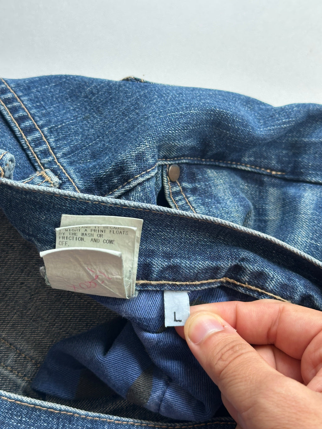 Vintage Bape Back Logo Jeans