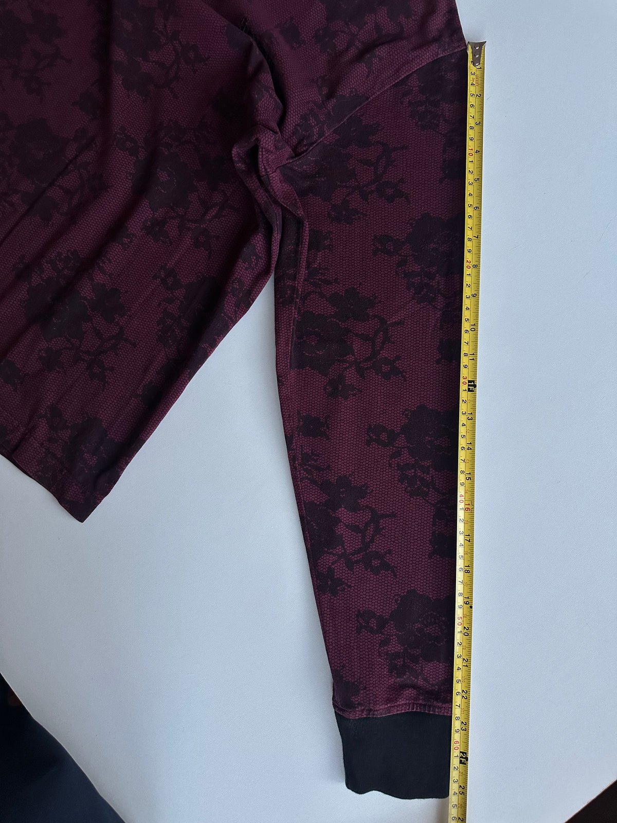 Supreme Lace L/S Top Burgundy / Black – SS17