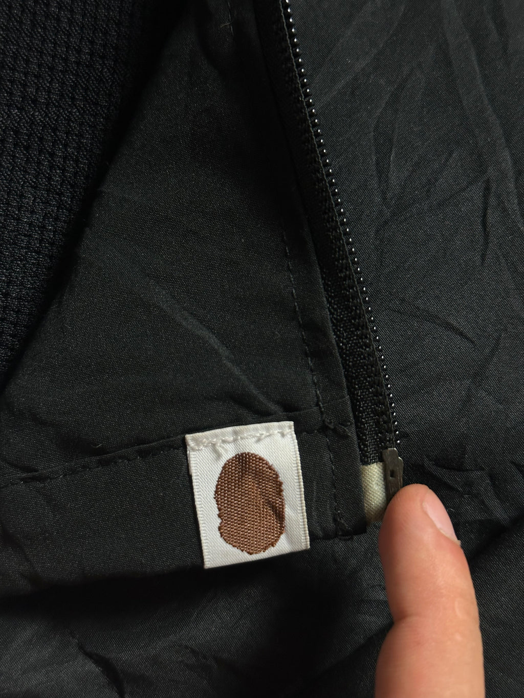Bape Light Jacket Black/Orange - Size L