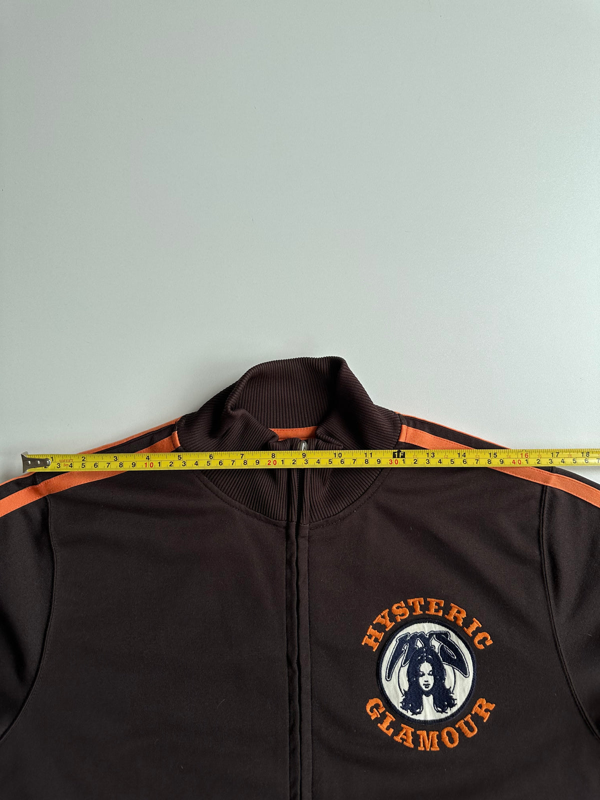 Vintage Hysteric Glamour Logo Track Jacket Brown / Orange